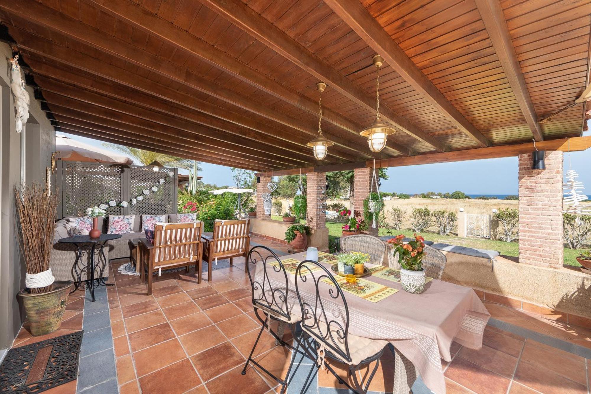 Aelia Sea View Bungalow Gennadi Esterno foto